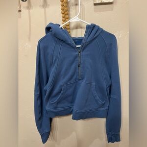 Lululemon half zip scuba hoodie oversized cropped m/l